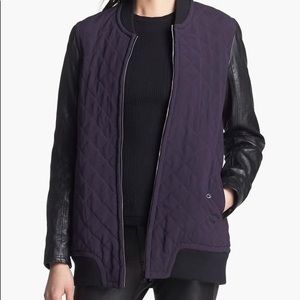 rag & bone “Pacific” jacket quilted leather Sz M